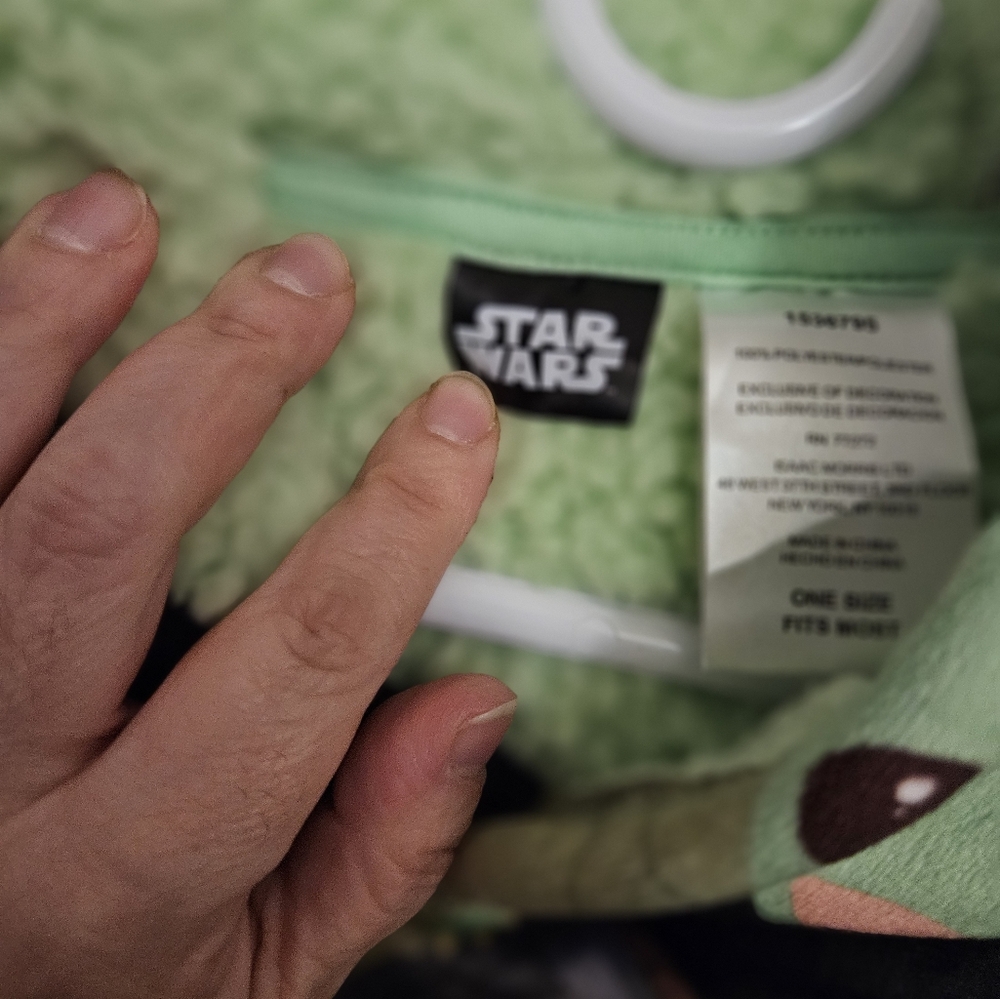 Star Wars Baby Yoda Big Kid Blanket Hoodie OS - Picture 5 of 8